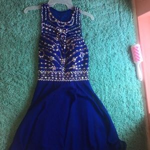 ROYAL BLUE HOCO DRESS